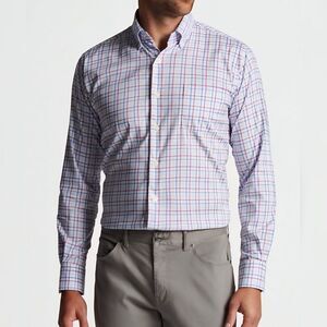 NWT Peter Millar XXL - Men's Noland Cotton-Stretch Sport Shirt